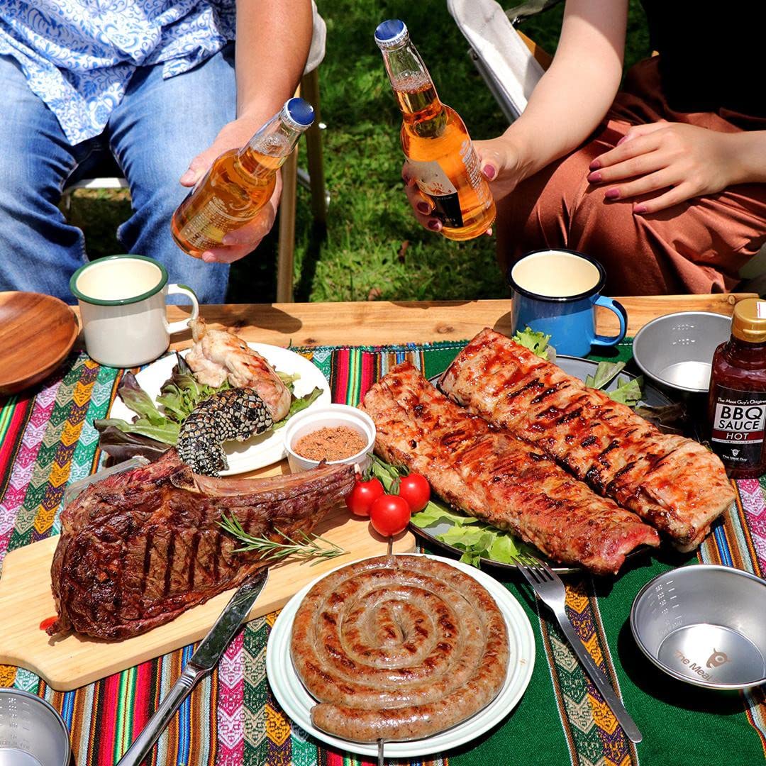 Amazon.co.jp: スーパー盛り上がる！BBQセット 7人前 2.92kg SUPERSIZE